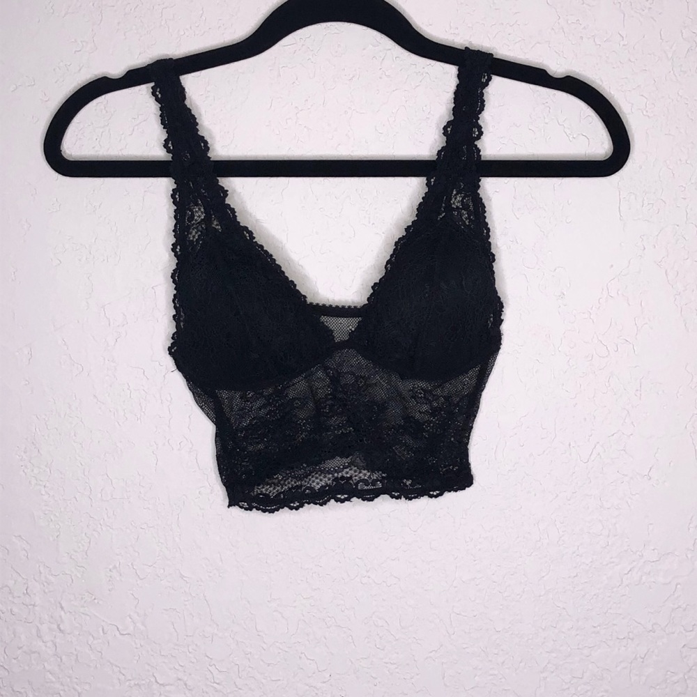 Topshop padded longline bralette
